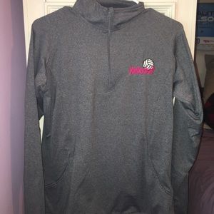 volleyball quarter zip